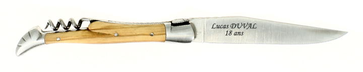 Couteaux Laguiole personnalisés 