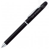 Stylo Bille multi-fonctions gravé Cross Tech3+ Noir satiné