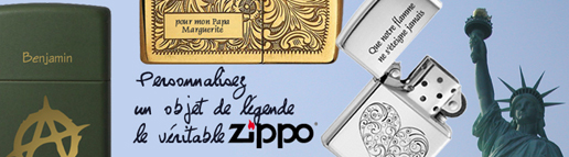 Briquet Zippo gravé Briquet Zippo gravé