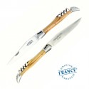 Couteau personnalisé Laguiole Olivier 2 Pièces Arbalète