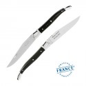 Couteau personnalisé Laguiole Ebène 12cm Arbalète