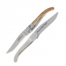 Couteau gravé Laguiole Olivier 11 cm Dozorme