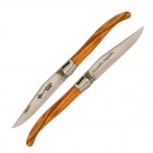 Couteau personnalisé Laguiole Olivier 12cm Arbalète