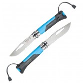 Couteau gravé Opinel Outdoor Bleu Couteau gravé Opinel Outdoor Bleu