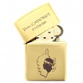 Zippo personnalisé Brass High Polished Zippo personnalisé Brass High Polished