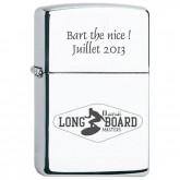 Zippo personnalisé Chrome High Polished Zippo personnalisé Chrome High Polished