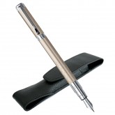 Stylo Plume Waterman Perspective Champagne CT - étui cuir offert