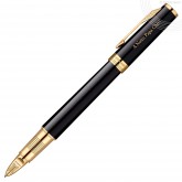 Stylo gravé Parker Ingenuity Laque Noire GT Stylo gravé Parker Ingenuity Laque Noire GT