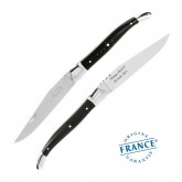 Couteau personnalisé Laguiole Ebène 12cm Arbalète Couteau personnalisé Laguiole Ebène 12cm Arbalète