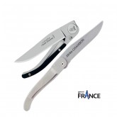 Couteau gravé Laguiole Inox et Corne Dozorme Couteau gravé Laguiole Inox et Corne Dozorme