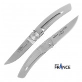 Couteau personnalisé Le Thiers tout Inox Dozorme Couteau personnalisé Le Thiers tout Inox Dozorme