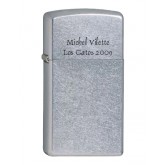 Zippo personnalisé Street Chrome Slim Zippo personnalisé Street Chrome Slim